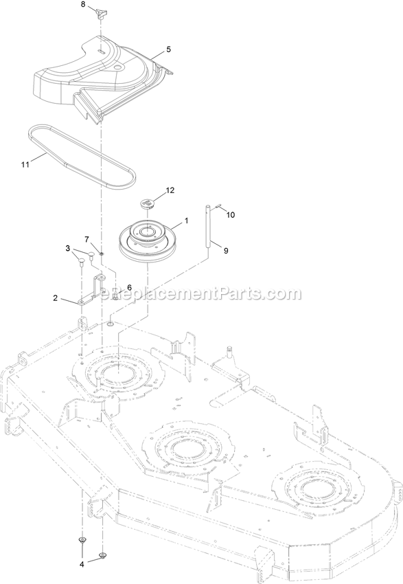 Completing Kit (6) Diagram and Parts List for 135-2604 (408644346-411294211)(2021) Exmark Lawn Tractor Accessories