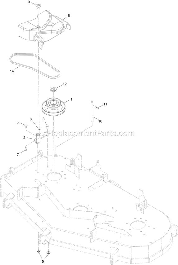 Completing Kit (2) Diagram and Parts List for 126-6954 (402082300-404314158)(2018) Exmark Lawn Tractor Accessories