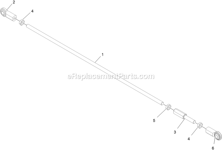 Motion Linkage Assembly Diagram and Parts List for VTX730EKC52400 (400000000-499999999)(2017) Exmark Lawn Mower