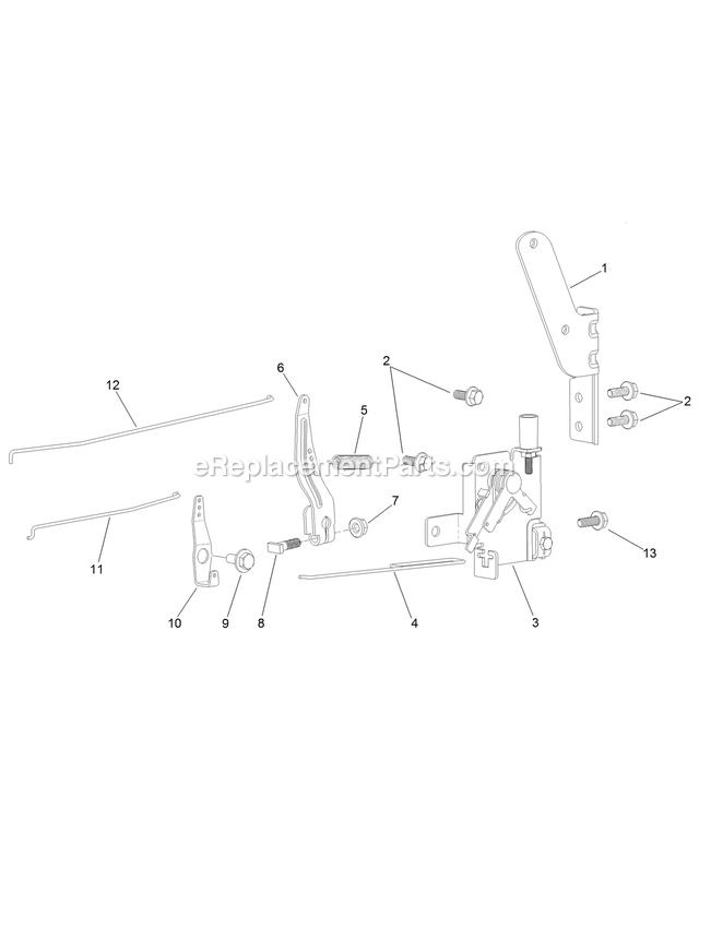 Governor Control Engine Assembly Diagram and Parts List for QTS452CEM34200 (315000000-315999999)(2015) Exmark Lawn Mower