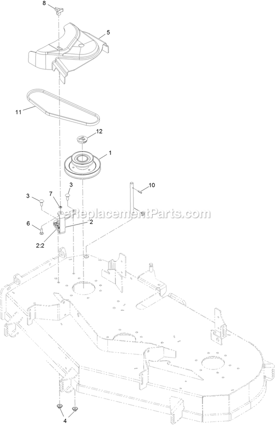 Completing Kit (5) Diagram and Parts List for 135-2604 (408644346-411294211)(2021) Exmark Lawn Tractor Accessories