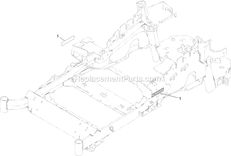 X-Series Decal Diagram and Parts List for LZX980EKC726W0 (411294212-999999999)(2022) Exmark Lawn Mower