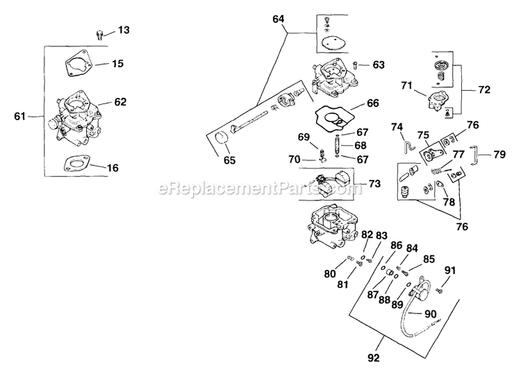 Fuel System (2) Diagram and Parts List for LZ22KC604 (190000-219999)(1999) Exmark Lawn Mower