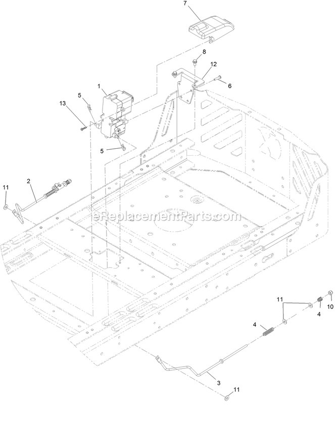 Brake Assembly Diagram and Parts List for QTS452CEM34200 (316000000-399999999)(2016) Exmark Lawn Mower