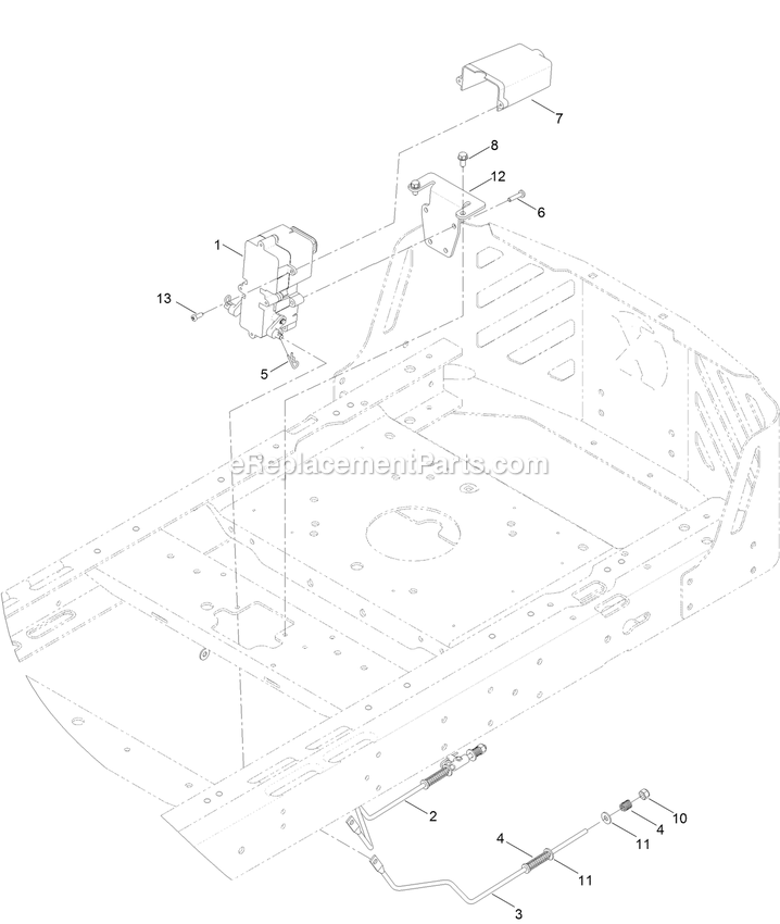 Brake Assembly Diagram and Parts List for QTS452CEM34200 (315000000-315999999)(2015) Exmark Lawn Mower