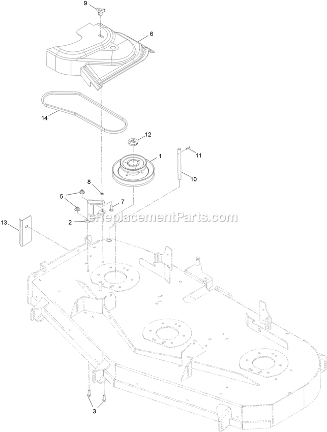 Completing Kit (6) Diagram and Parts List for 126-6954 (400000000-402082299)(2017) Exmark Lawn Tractor Accessories