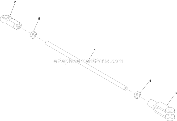 Brake Linkage Assembly Diagram and Parts List for VTS541CKA36300 (315000000-315999999)(2015) Exmark Lawn Mower