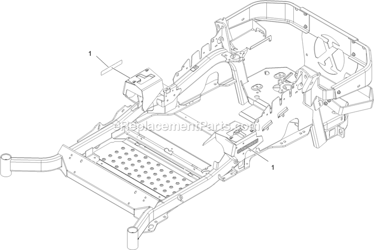 E-Series Decal Diagram and Parts List for LZE751GKA604A1 (400000000-402082299)(2017) Exmark Lawn Mower