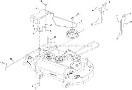 Completing Kit (1) Diagram and Parts List for 116-3000 (314000000-314999999)(2014) Exmark Lawn Tractor Accessories