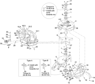 Blower Assembly Diagram and Parts List for 116-3001 (315000000-315999999)(2015) Exmark Lawn Tractor Accessories