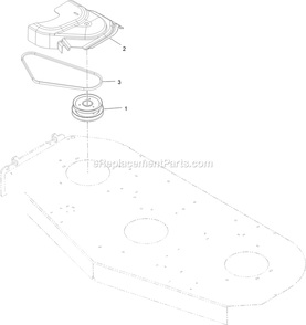 Completing Kit (3) Diagram and Parts List for 126-8680 (404314159-406294344)(2019) Exmark Lawn Tractor Accessories