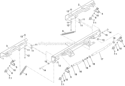 Part Location Diagram of 135-5493 Toro STRAP-BATTERY