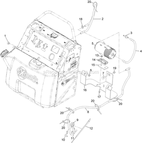 Carbon Canister Group - Ca Units Only Diagram and Parts List for VT24KAS484 (850000-919999)(2010) Exmark Lawn Mower