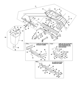 Hood And Bag Assembly (1) Diagram and Parts List for UV6672 (600000-669999)(2006) Exmark Lawn Tractor Accessories