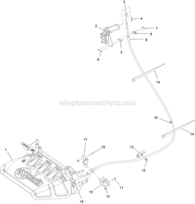 Assembly (1) Diagram and Parts List for 135-5271 2020 Exmark Lawn Tractor Accessories