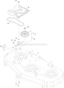 Completing Kit (3) Diagram and Parts List for 126-6954 (402082300-404314158)(2018) Exmark Lawn Tractor Accessories