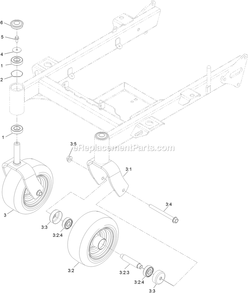 Part Location Diagram of 116-8253 Toro DECAL-DRIVE RELEASE
