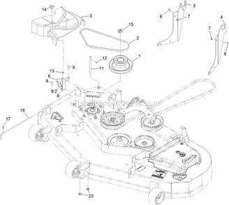 Completing Kit (3) Diagram and Parts List for 116-3001 (314000000-314999999)(2014) Exmark Lawn Tractor Accessories