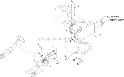 Part Location Diagram of 103-9764 Toro CLIP-RETAINING