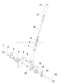 Part Location Diagram of 116-1702 Toro VENT HOSE Assembly