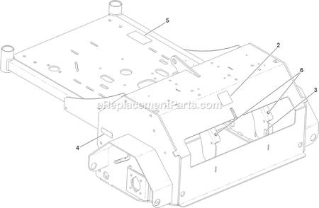 Main Frame Decal Assembly Diagram and Parts List for ARX481CKA30000 (316000000-399999999)(2016) Exmark Aerator