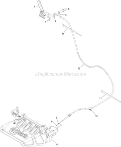 Part Location Diagram of 116-7861-01 Exmark Bracket, Cable Mount