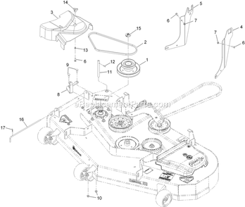 Completing Kit (3) Diagram and Parts List for 116-3000 (314000000-314999999)(2014) Exmark Lawn Tractor Accessories
