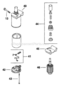 Starting System (6) Diagram and Parts List for TT3614KC (160000-169999)(1998) Exmark Lawn Mower