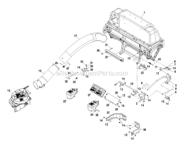 Part Location Diagram of 109-8506-03 Toro HANDLE-QD7