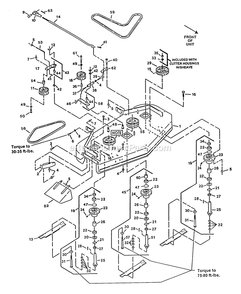 Mower Deck (2) Diagram and Parts List for VH5216BV (130000-149999)(1997) Exmark Lawn Mower