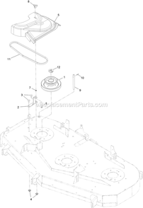 Completing Kit (3) Diagram and Parts List for 135-2604 (408644346-411294211)(2021) Exmark Lawn Tractor Accessories