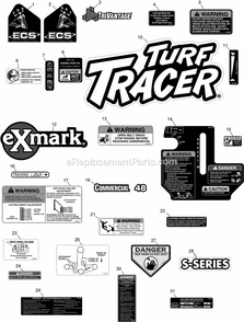 Part Location Diagram of 116-1300 Exmark Hose, Lpg