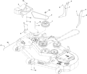Completing Kit (6) Diagram and Parts List for 116-3000 (314000000-314999999)(2014) Exmark Lawn Tractor Accessories
