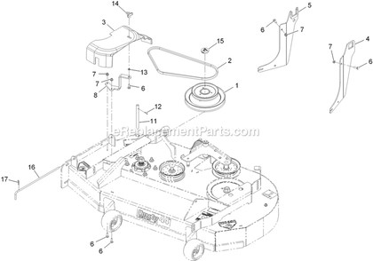 Completing Kit (4) Diagram and Parts List for 116-3000 (314000000-314999999)(2014) Exmark Lawn Tractor Accessories