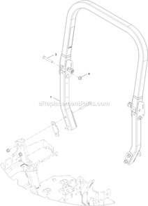 Rops Assembly Diagram and Parts List for LZS740PKC52400 (315000000-315999999)(2015) Exmark Lawn Mower