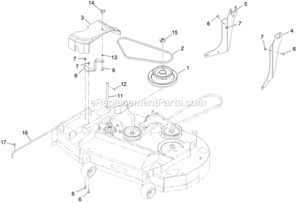 Completing Kit (1) Diagram and Parts List for 116-3001 (406294345-408644345)(2020) Exmark Lawn Tractor Accessories