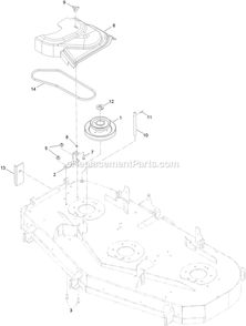 Completing Kit (6) Diagram and Parts List for 126-6954 (402082300-404314158)(2018) Exmark Lawn Tractor Accessories