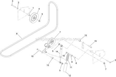 Mule Drive Assembly Diagram and Parts List for LZDS902K605 (313000000-313999999)(2013) Exmark Lawn Mower