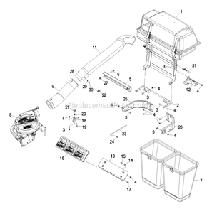 Assembly (1) Diagram and Parts List for LZUV3B (790000-849999)(2009) Exmark Lawn Tractor Accessories