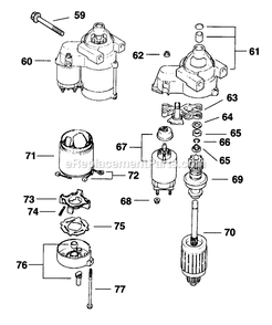 Starting System (8) Diagram and Parts List for TT3614KC (160000-169999)(1998) Exmark Lawn Mower