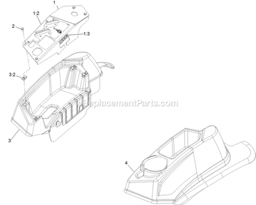 Console Assembly Diagram and Parts List for LZS651CKA484A2 (402082300-404314158)(2018) Exmark Lawn Mower