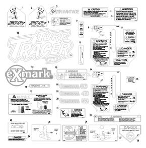 Part Location Diagram of 103-2073 Toro HYD Hose Assembly
