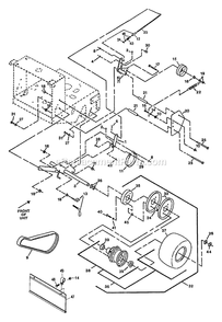 Engine Deck Group (3) Diagram and Parts List for M4815KA (370000-439999)(2003) Exmark Lawn Mower