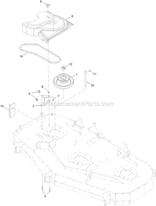 Completing Kit (6) Diagram and Parts List for 126-6954 (400000000-402082299)(2017) Exmark Lawn Tractor Accessories