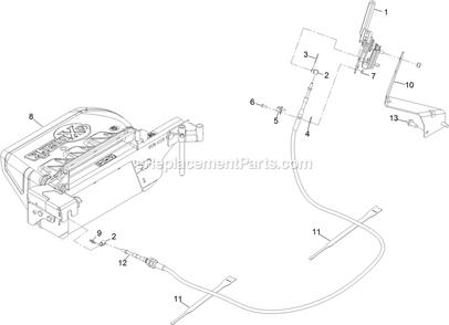 Assembly (1) Diagram and Parts List for 126-8582 (402082300-404282614)(2018) Exmark Lawn Tractor Accessories