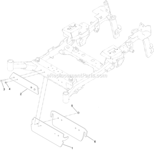 Weight Assembly Diagram and Parts List for LZS88CDYM724W0 (402082300-404314158)(2018) Exmark Lawn Mower