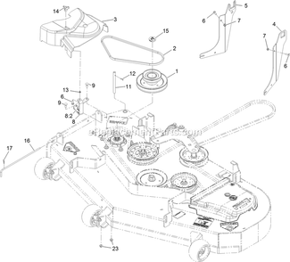 Completing Kit (6) Diagram and Parts List for 116-3001 (314000000-314999999)(2014) Exmark Lawn Tractor Accessories