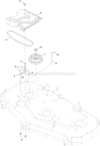 Completing Kit (3) Diagram and Parts List for 126-6122 (402082300-404314158)(2018) Exmark Lawn Tractor Accessories
