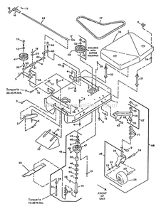 Mower Deck (1) Diagram and Parts List for VH5216BV (130000-149999)(1997) Exmark Lawn Mower