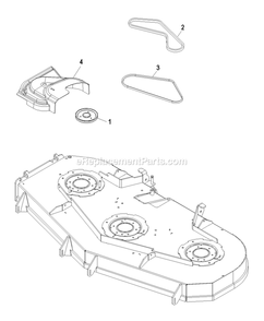Completing Kits And Components Diagram and Parts List for LZUV3B (790000-849999)(2009) Exmark Lawn Tractor Accessories